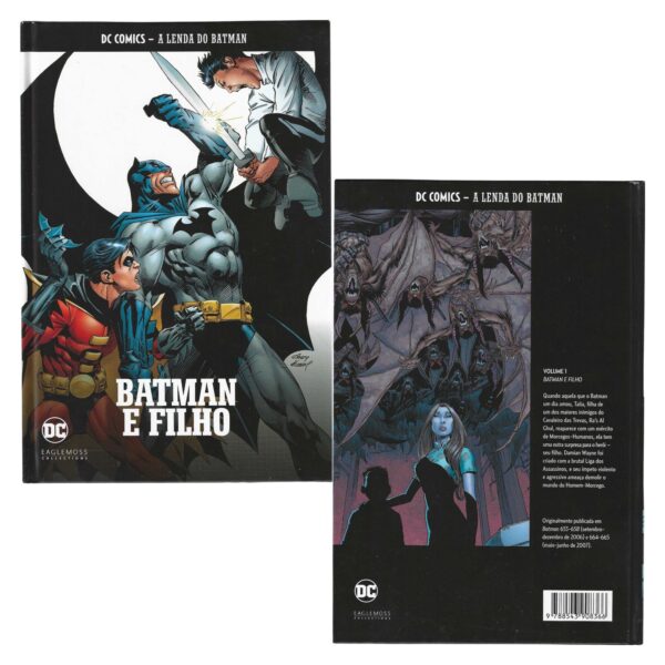 HQ Batman e Filho Capa Dura A Lenda do Batman Eaglemoss
