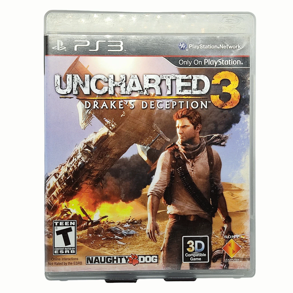 Uncharted 3: Drake's Deception PS3 Usado Completo Mídia Física