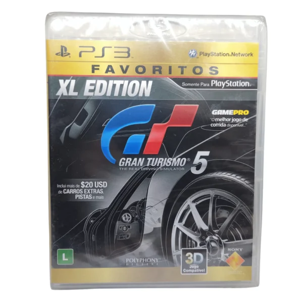 br-11134207-820l7-mptnlabd43k2ac Gran Turismo 5 XL Edition PS3 Novo Lacrado Mídia Física Original