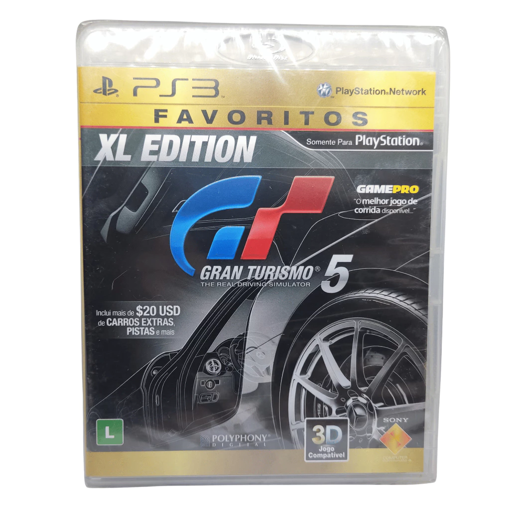 Gran Turismo 5 XL Edition PS3 Novo Lacrado Mídia Física Original
