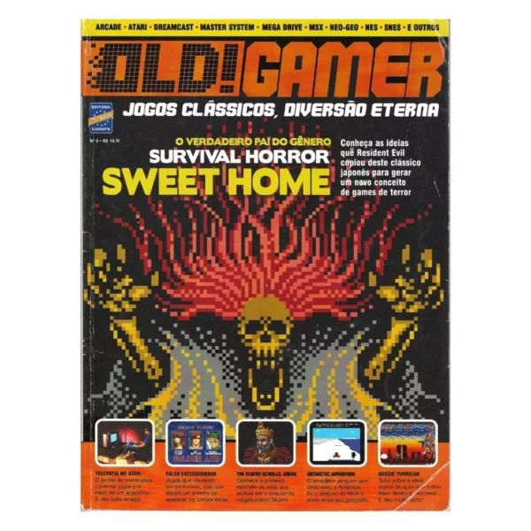 br-11134207-820lb-mqde40zrucxsf1 Revista Old Gamer Edição 08 Especial Survival Horror Retrô Usada