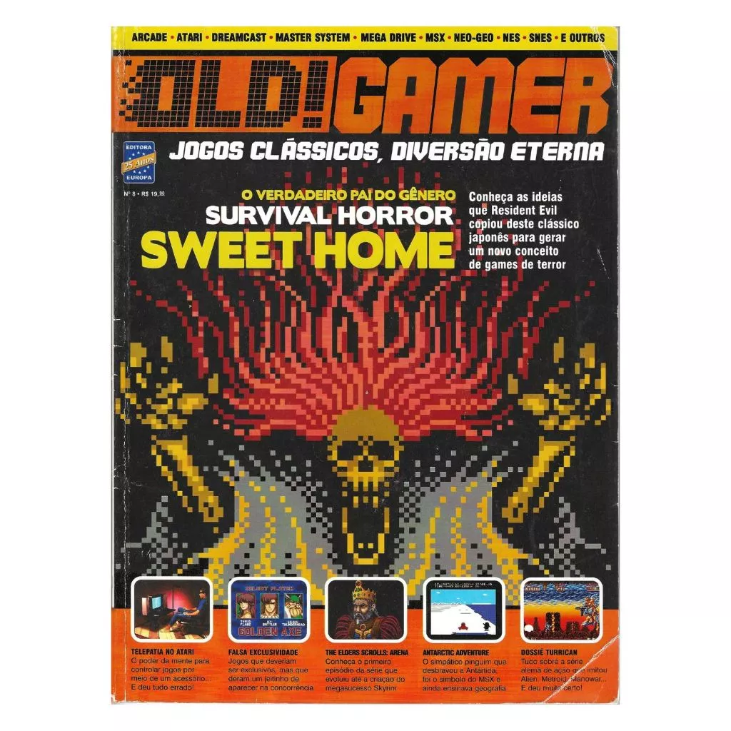 Revista Old Gamer Edição 08 Especial Survival Horror Retrô Usada