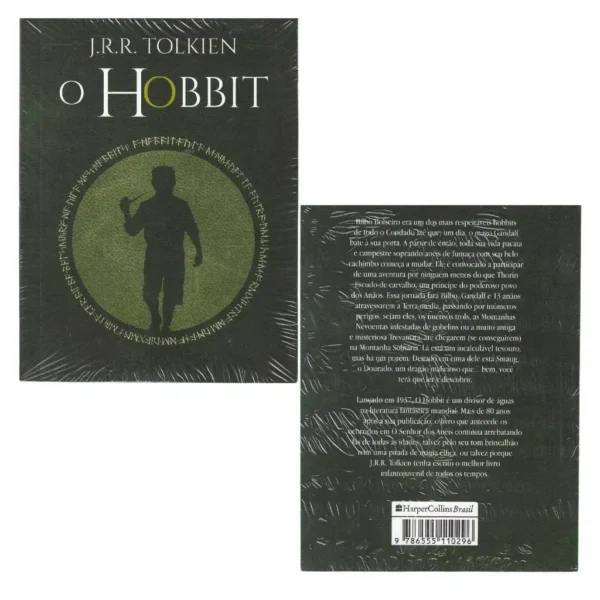 Livro O Hobbit de Bolso J.R.R. Tolkien HarperCollins Pocket Usado