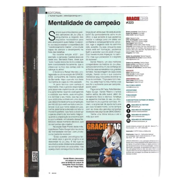br-11134207-820ln-mqbzqckiudxc8b Revista Graciemag Nº 223 Jiu-Jitsu Arte Marcial Usada