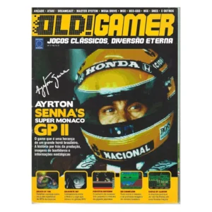 br-11134207-820lu-mqde40zroqo0c7 Revista Old Gamer Nº 05 Ayrton Senna Super Monaco GP II Retrô Usada
