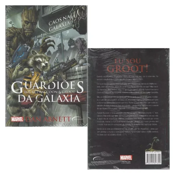 Livro Guardiões da Galáxia: Rocket Raccoon & Groot Dan Abnett Novo