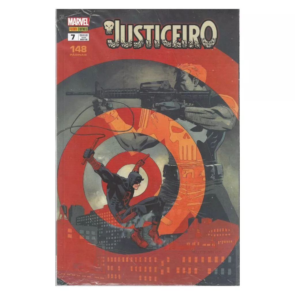 HQ Justiceiro Nº 7 Panini Marvel Frank Castle Novo Lacrado