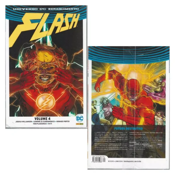HQ The Flash Vol. 4: Renascimento DC Comics Panini Novo Lacrado