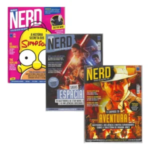 Kit 3 Revistas Mundo Nerd (05, 10 e 12) Novo Lacrado