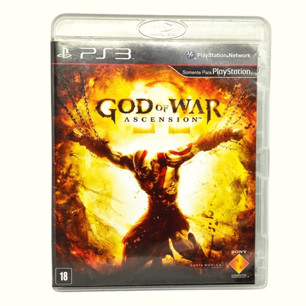 br-11134207-820ma-mpwc017rhji989 God of War Ascension PS3 Usado Mídia Física Original com Encarte