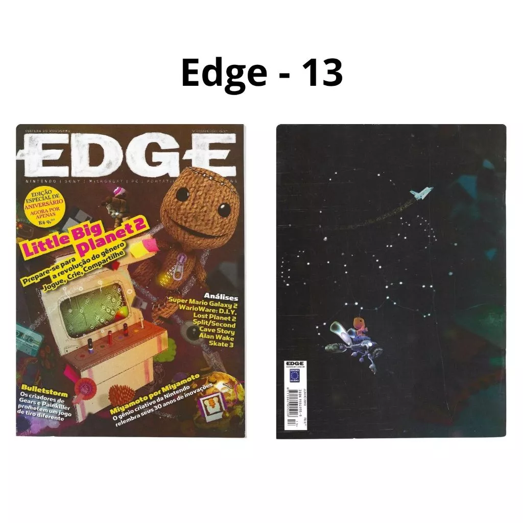 Revista Edge Brasil Edição 13 Retrô Videogame