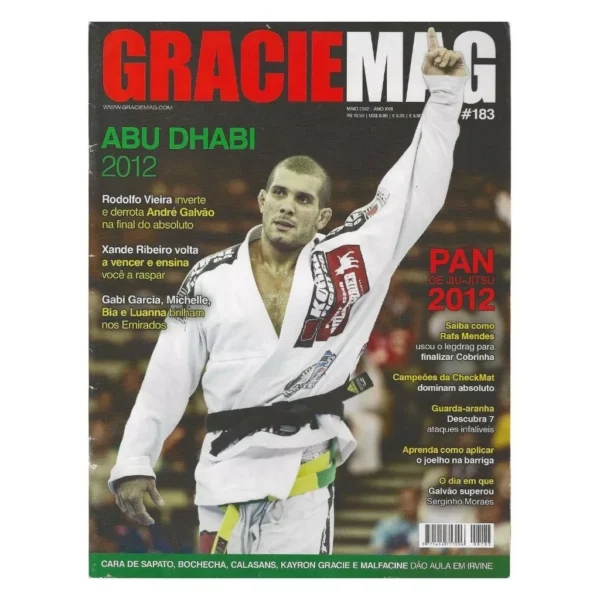 br-11134207-820mc-mqbzqckiornkb9 Revista Graciemag Nº 183 Jiu-Jitsu Pan 2012 Arte Marcial Usada