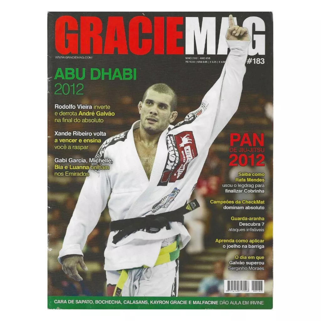 Revista Graciemag Nº 183 Jiu-Jitsu Pan 2012 Arte Marcial Usada