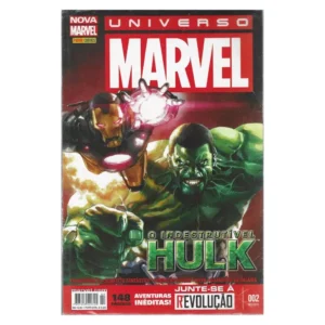 br-11134207-820me-mqw6w952p9tx62 HQ Universo Marvel Nº 02 Nova Marvel Panini Novo Lacrado