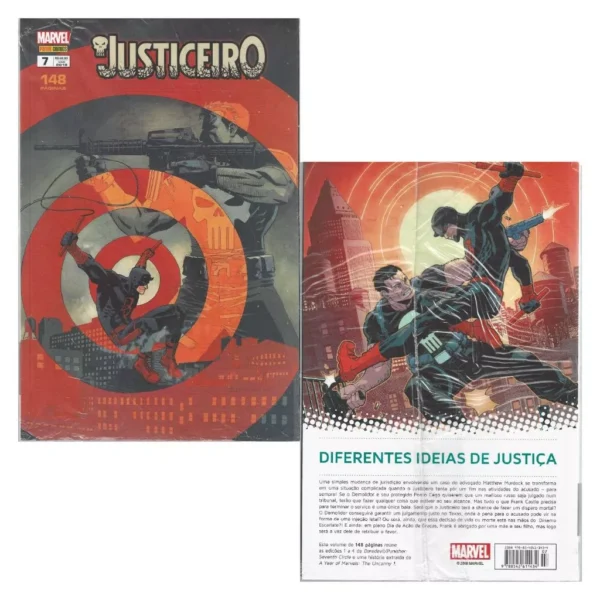 HQ Justiceiro Nº 7 Panini Marvel Frank Castle Novo Lacrado